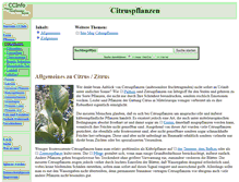 Tablet Screenshot of citruspflanzeninfo.de